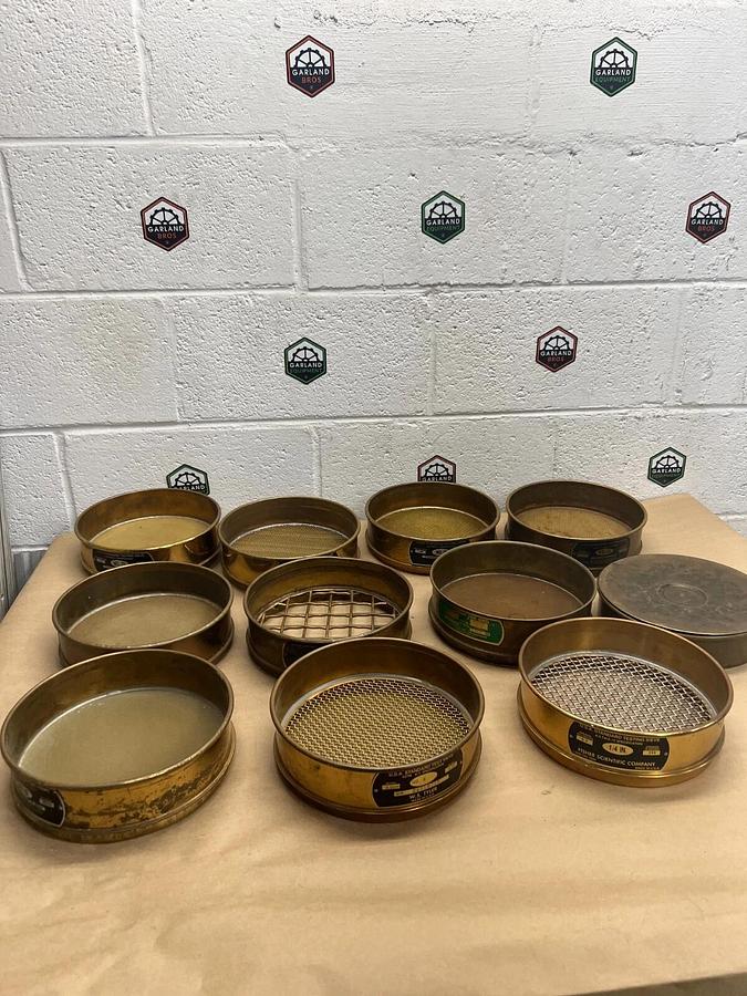 Used Assorted Standard Testing Sieves: Fisher Scientific W. S. Tyler Will Scientific