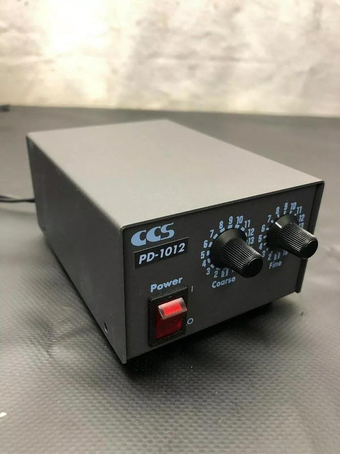Used CCS America LFV-50A Illuminator & PD-1012 Power Supply, Keyence CV-050 Camera