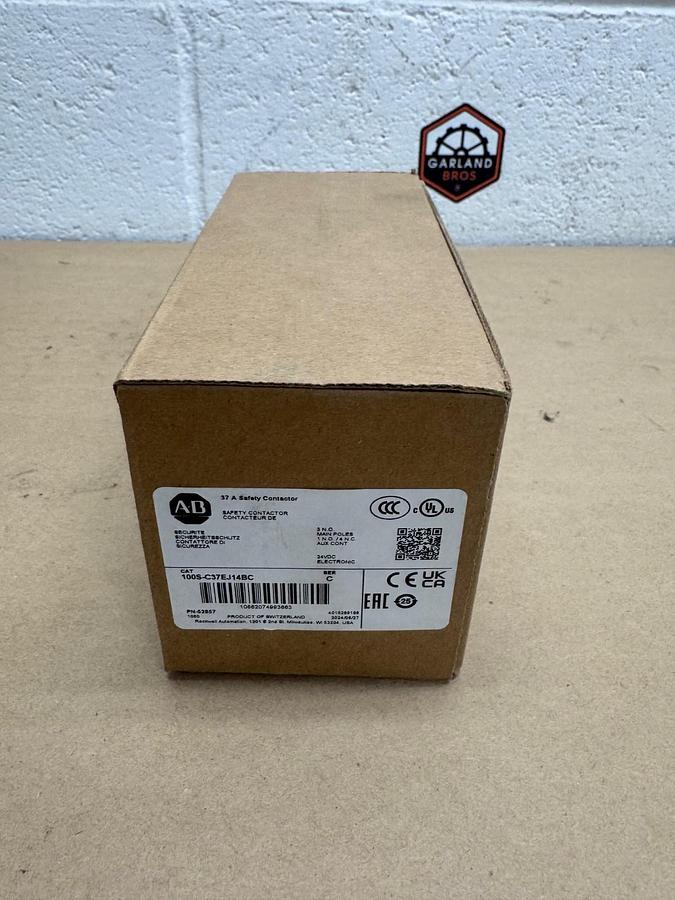 Used Allen Bradley 100S-C37EJ14BC Series C 37A Safety Contactor