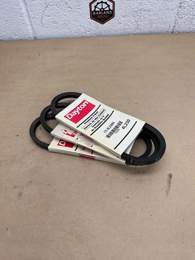 Used Dayton 4L230H V-Belt *NEW* Lot of 3