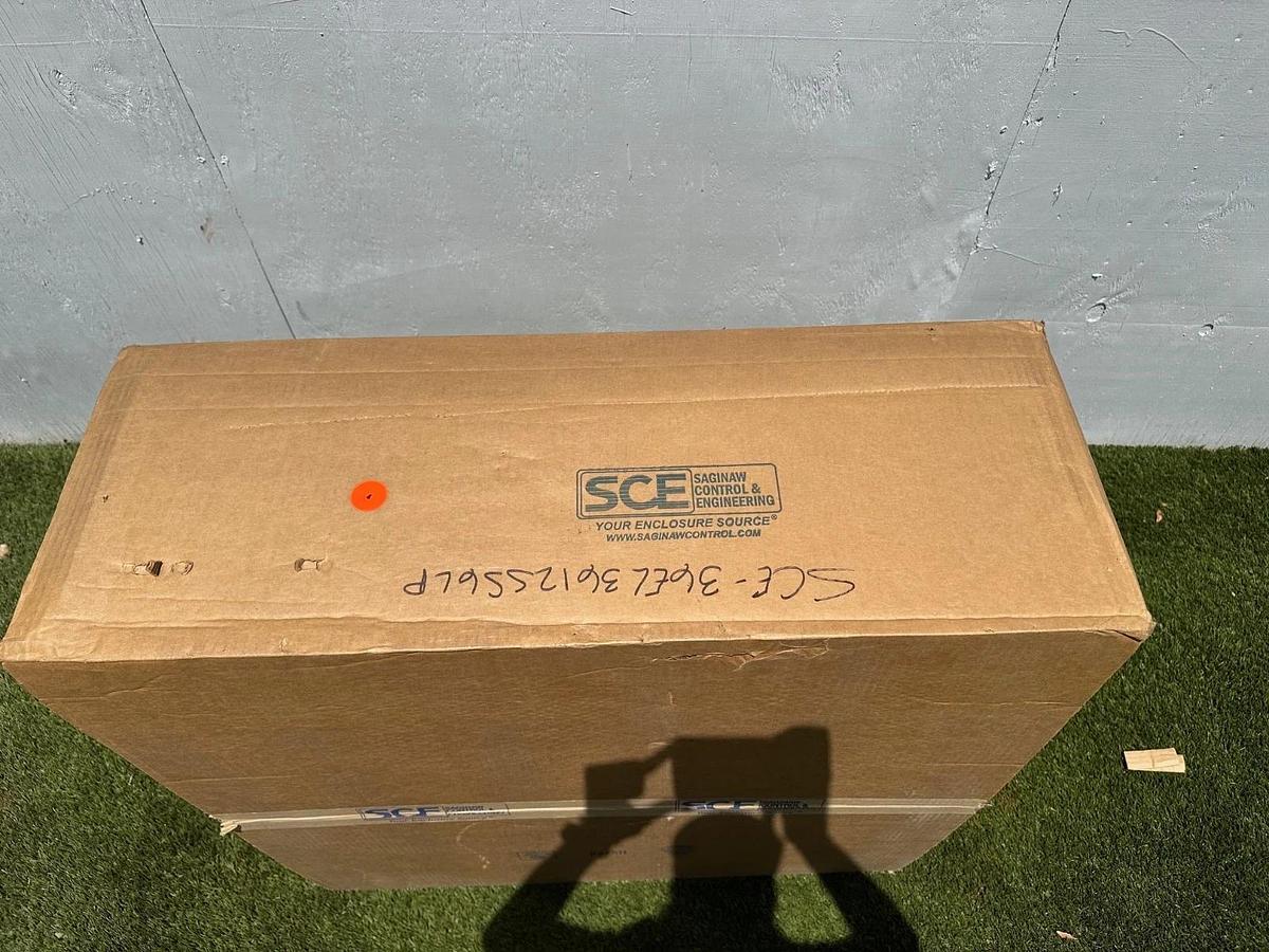 Used Saginaw Control & Engineering SCE-36EL3612SS6LP Enclosure, Wall Mount *NEW*
