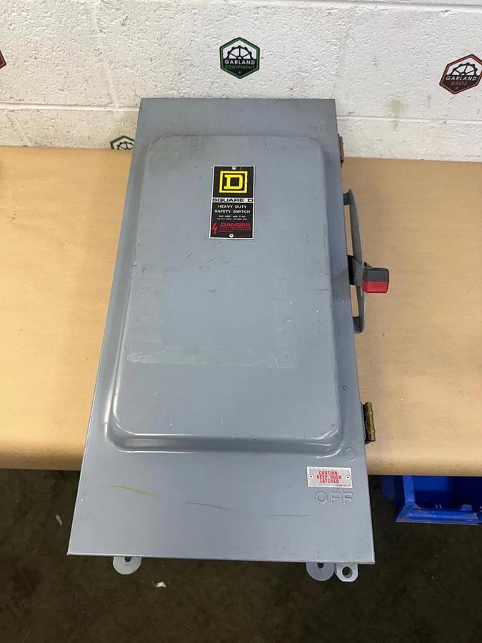 Used Square D HU364AWK 200A Heavy Duty Safety Switch, 600V, Series E1