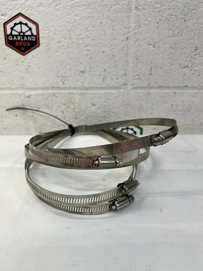 Used Hose Pipe Clamp Clips 304 175-197 Stainless Steel Hose Clamp (5 pieces)