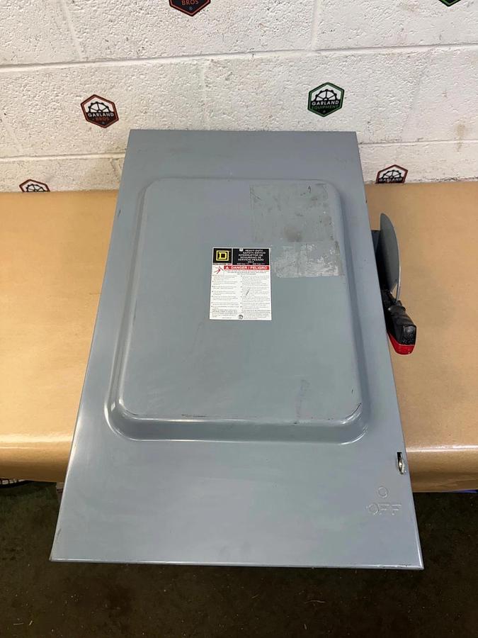 Used Square D HU364 200A Heavy Duty Safety Switch, 600V