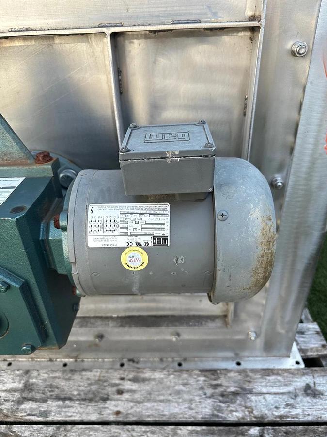 Used Magnetic Systems MDH-2424  24” SS Rotary Drum Magnet Separator Rare Earth