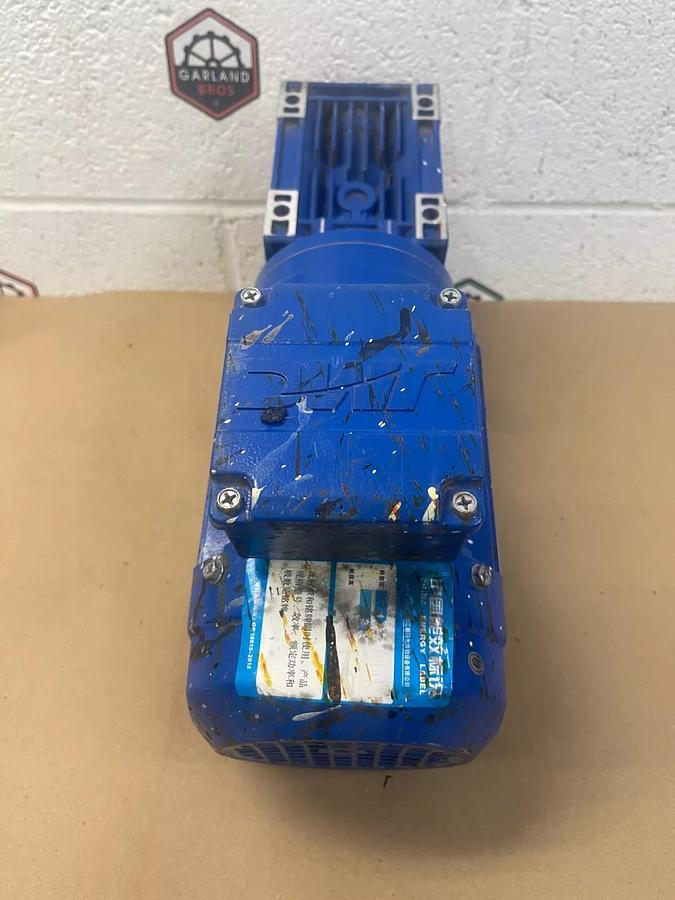 Used Rexmac RA80B4, 3-ph Induction Motor 0.75kw (1HP) 1380RPM, Rexmac NMRV 063