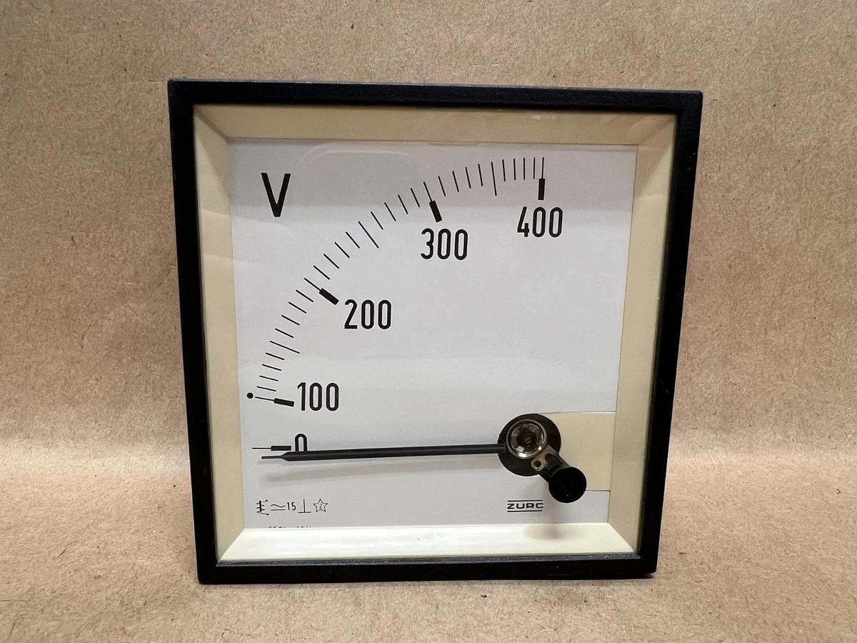 Used Zurc Voltmeter 0-400V