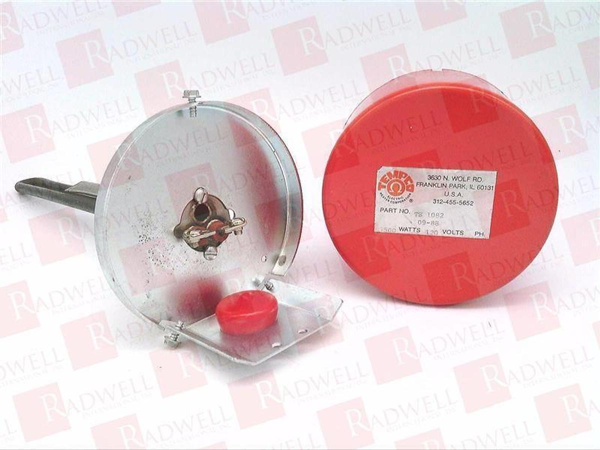 Used TPI KT-110 Industrial Series Heating Thermostat, Wire Leads -10°F to 100°F Range