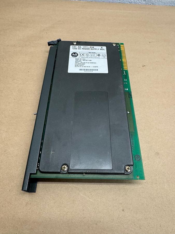 Used Allen Bradley 1771-P4S 120V Power Supply Module
