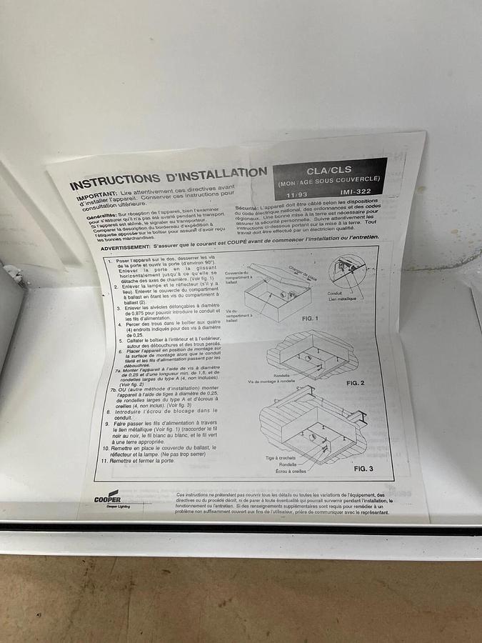 Lumark MPCL-350-277V-Q-F1 350W CL/CS Canopy Light
