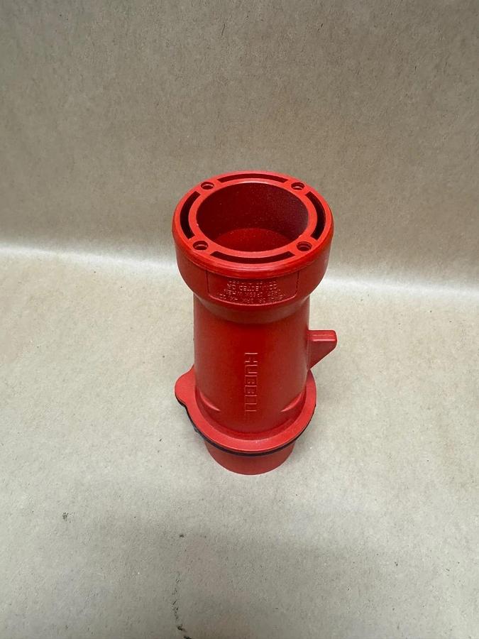 Used Hubbell HBL430P7W Pin/Plug Only, (30A, 480VAC, 3Ø, 15Hp Ratings)