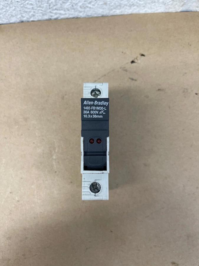 Used Allen-Bradley 1492-FB1M30-L Fuse Holder, Series B, 30A, 600V, 50/60 Hz