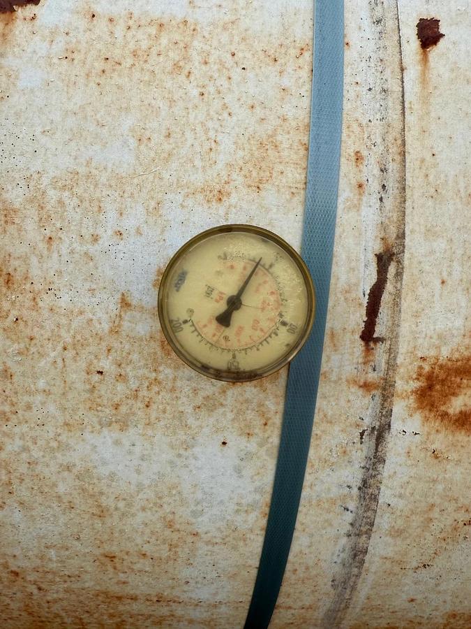 Used Steel FAB Pressure Tank M.A.W.P. 165PSI @ 450°F, M.D.M.T -20°F @ 165PSI, 475 Gal