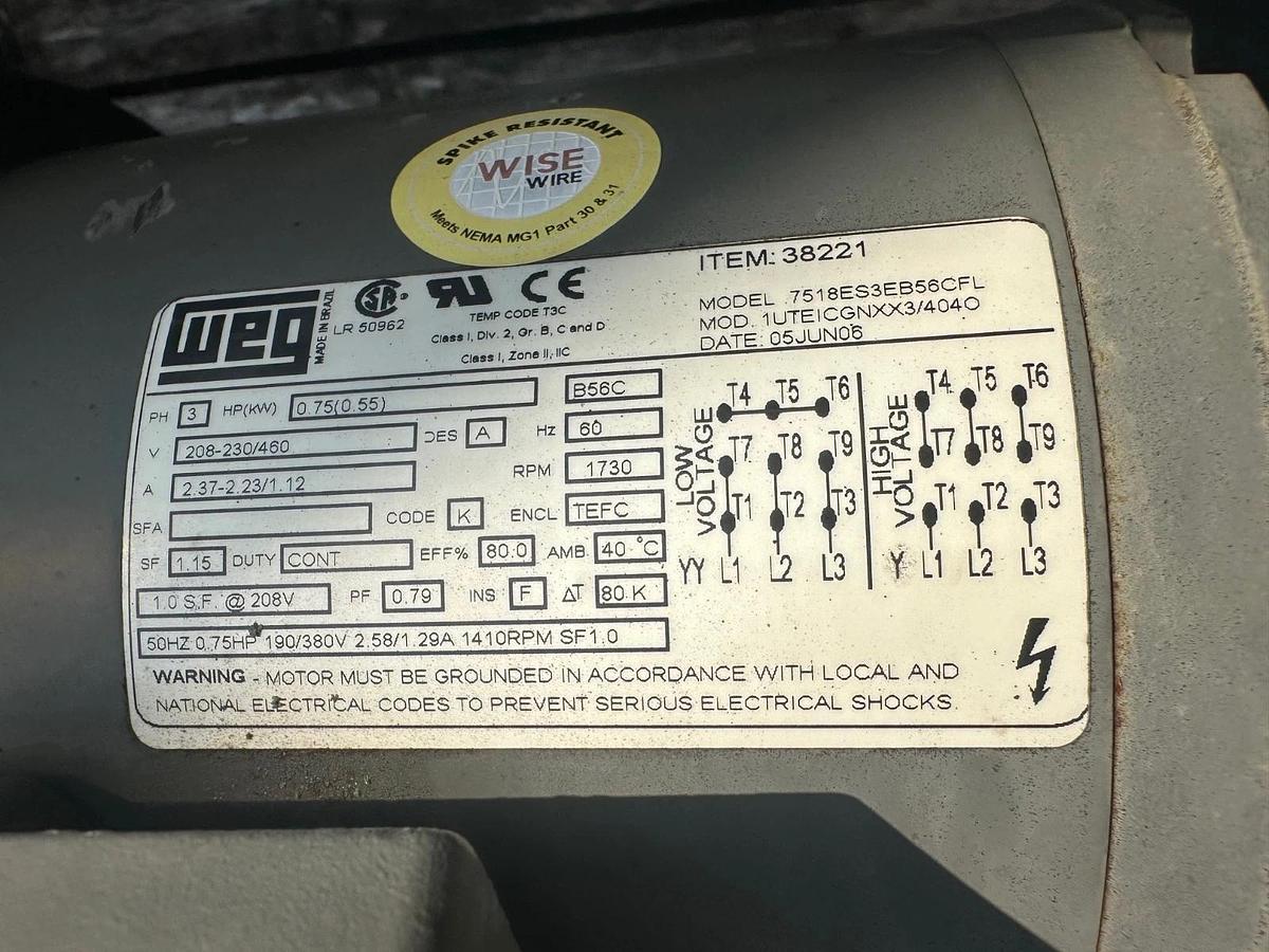 Used Magnetic Systems MDH-2424  24” SS Rotary Drum Magnet Separator Rare Earth