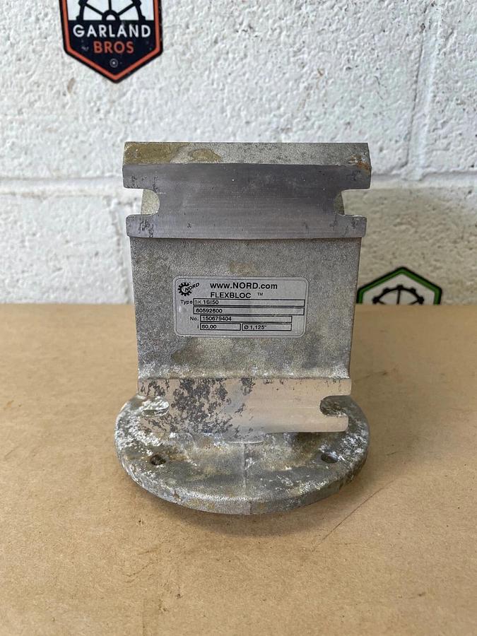Used Nord SK 1SI50 SI Worm Gear, Flexblock, I=60, 1.125”