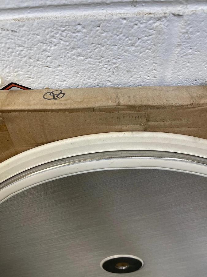 Used Stainless Steel 24” Mesh for Vibratory Screener, 224 microns, w/ 1” Center Hole