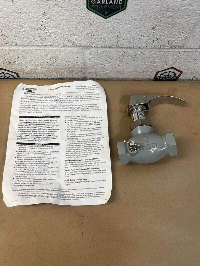 MEC ME820 Shut-Off Valve, 400 WOG Heavy Duty Quick Acting Globe Valve