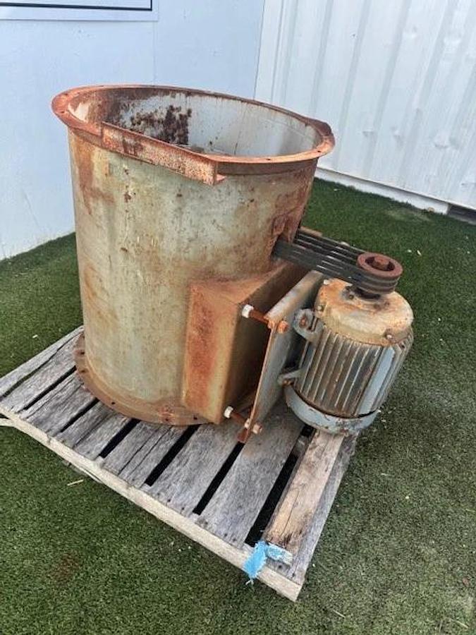 Used Hartzell Fan VA29-BD, 29” Inline Axial Fan, 20Hp Motor @ 1760RPM, 575V