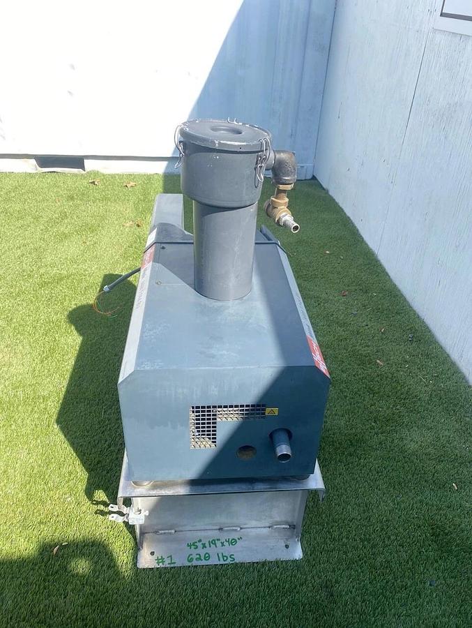 Used Busch Mink MM 1144 B V06 11XX Dry Claw Vacuum Pump, 3HP Baldor SuperE Motor