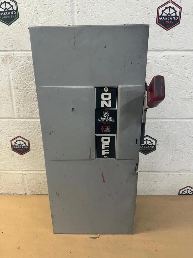 Used General Electric TH3362, 60 Amp, 600 Volt, Heavy Duty Safety Switch