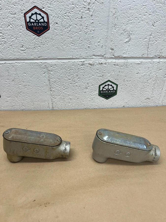 Used Crouse-Hinds 27 LB100M Form 5 Conduit Body - Lot of 2