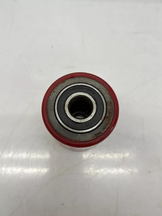 Used 6204-2RS 2-3/4” Diameter, 3-3/8” Wide Pallet Jack Polly Load Wheel