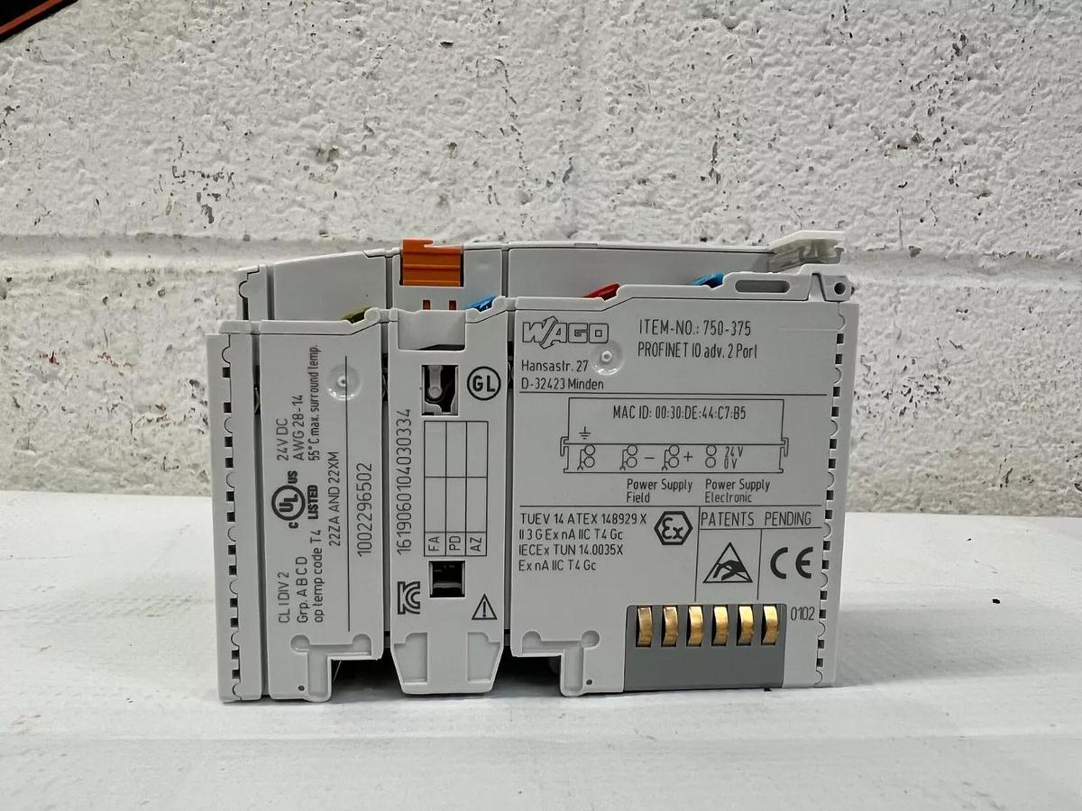 Used WAGO 750-375 PROFINET Fieldbus Coupler