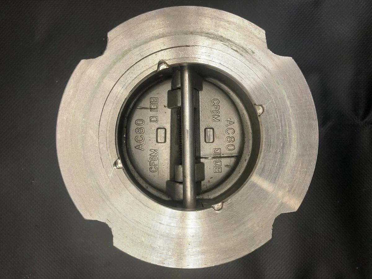 Used Titan Flow Controls CV42-SS, Stainless Steel Dual Disk Check Valve Flange
