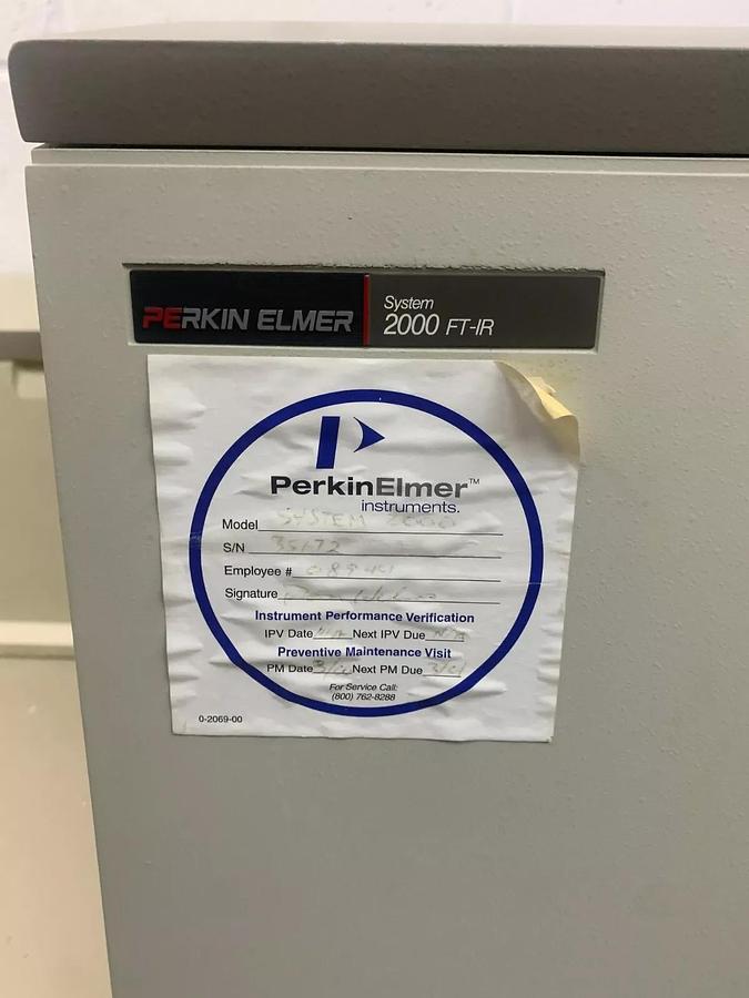 Used Perkin Elmer System2000 FT-IR Spectrometer (Parts Only)