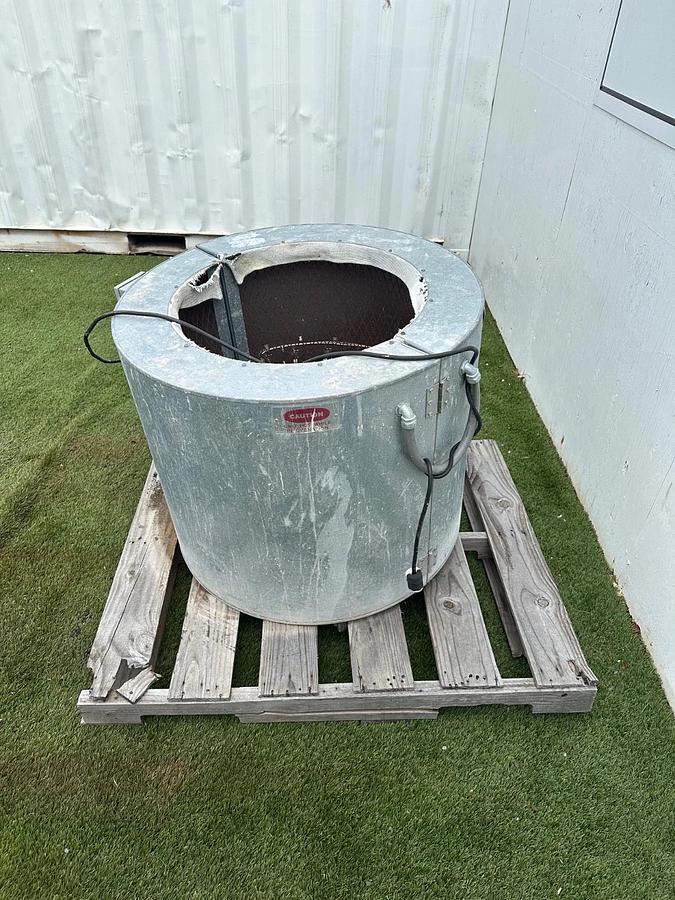 Used Ohmtemp SWL-55-1151 55 Gallon Drum Heater, 115V, 15A, Phase 1