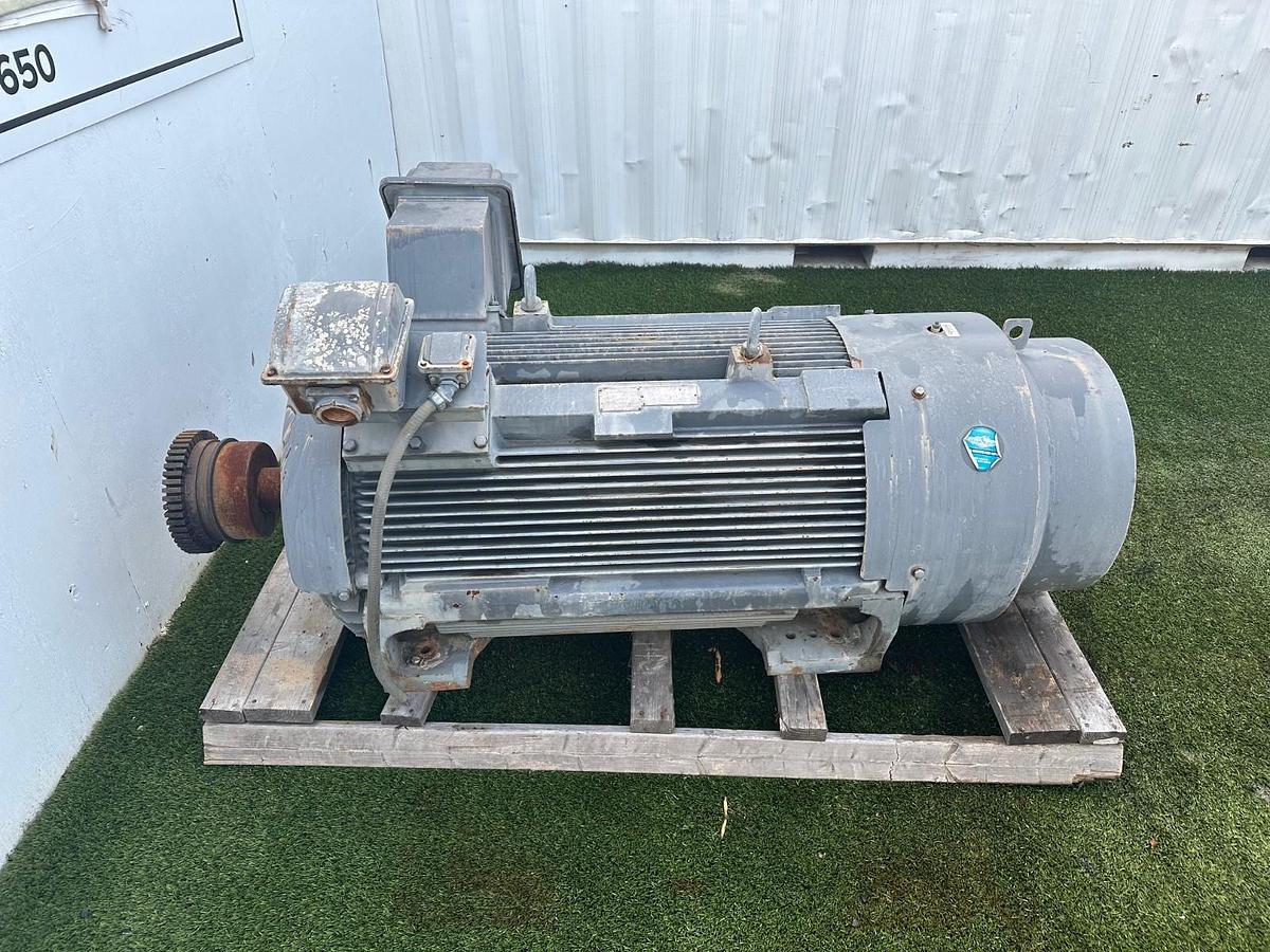 Used TECO Westinghouse Motor AEHGTK 350Hp, 1185RPM, 4160V, 3 Phase, FR 5011C, 60Hz