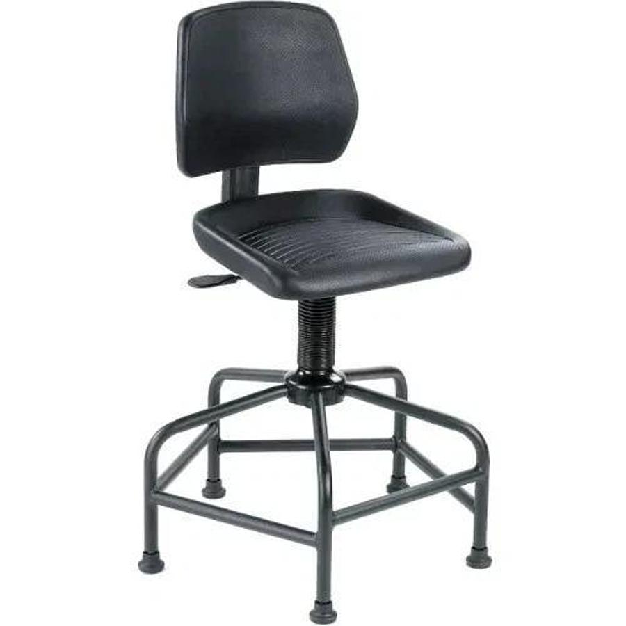 Global Industrial 516125 Polyurethane Spider Base Stool (Black)