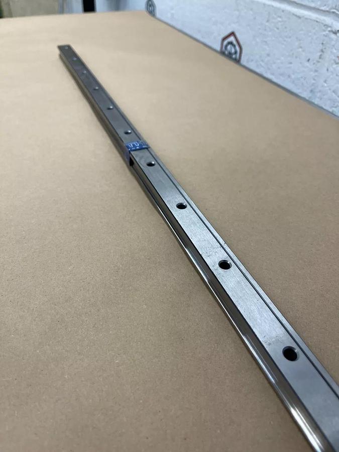 THK Caged Ball Linear Motion Guide Rail, 25 1/8" Long, 3/4" Wide