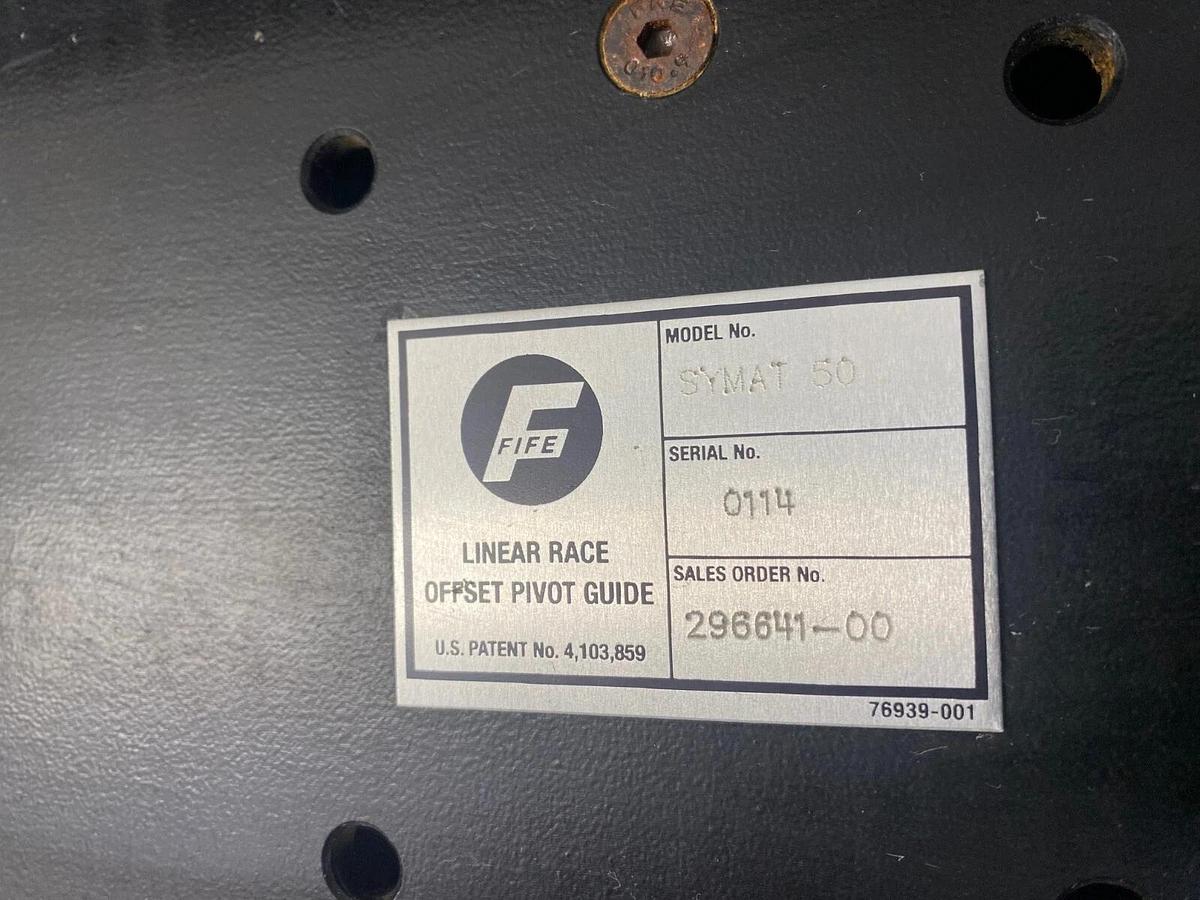 Used Maxcess Fife Symat-50 Linear Offset Pivot Guide