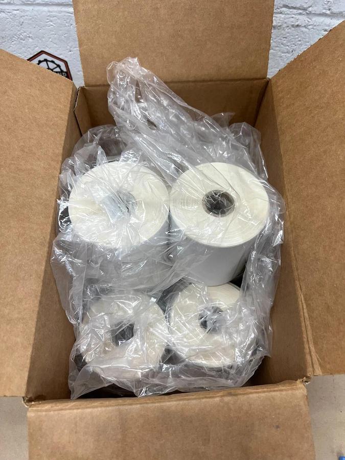 Uline S-7901 4 x 6 w/2 Tab Drct Therm Label (8 Rolls)