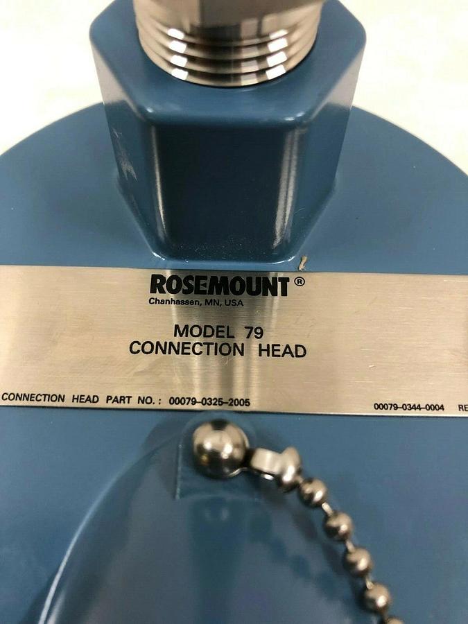 Used Rosemount 79 Connection Head w/ Temperature Sensor 0068P11N00N060