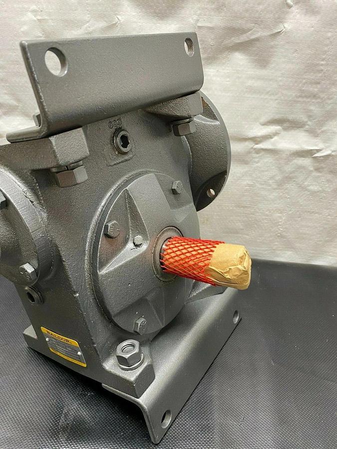 Used Baldor SVF258-15B-B Right Angle Worm Gear Speed Reducer, Ratio 15:1