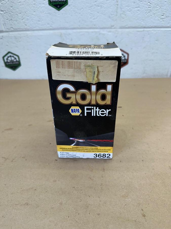Used NAPA 3682 Gold Fuel Filter
