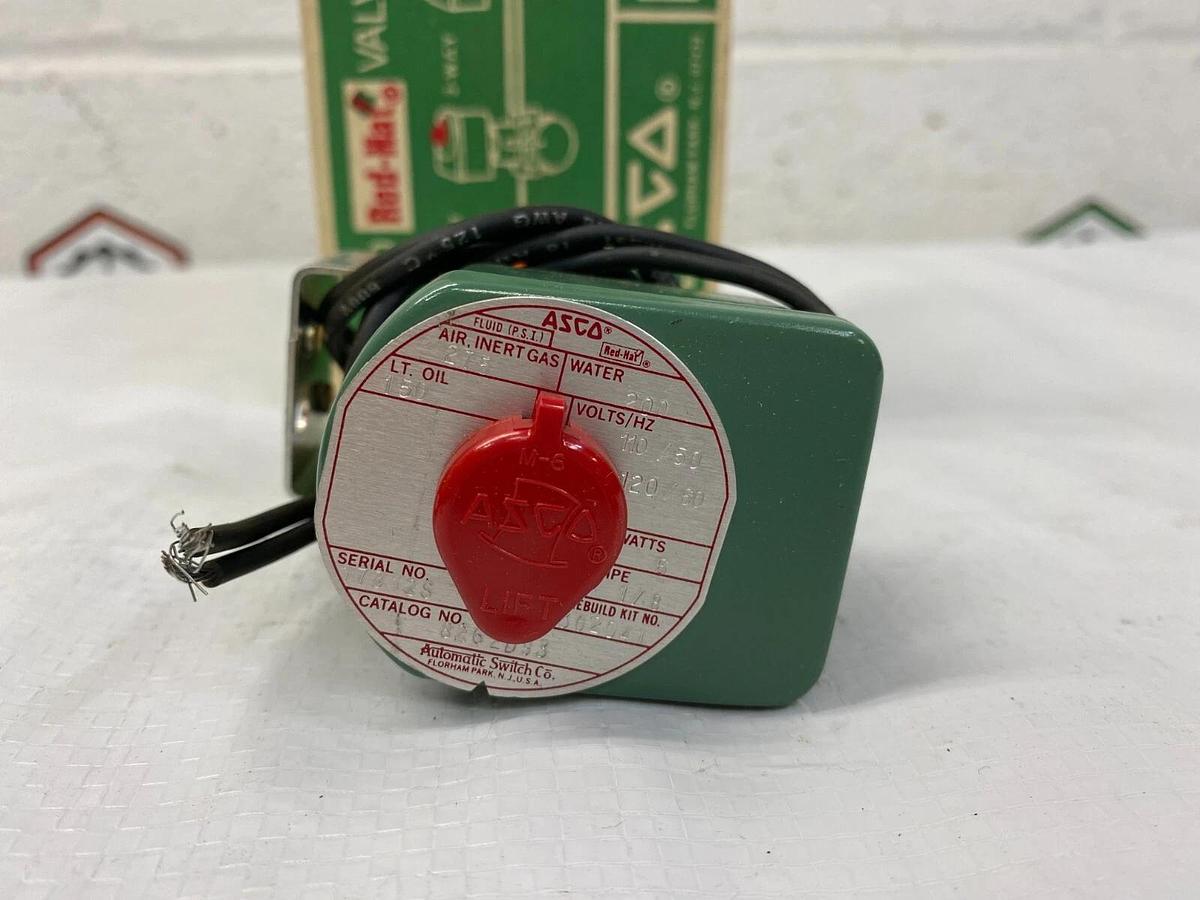 Used ASCO 8262D93 Solenoid and Air Operated 2,3, and 4 Way Valves