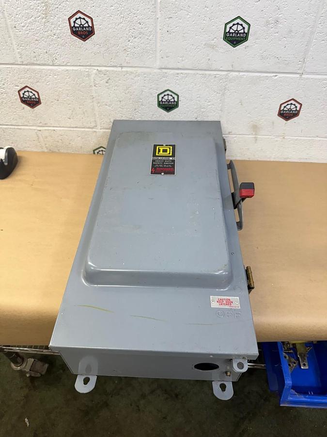Used Square D HU364AWK 200A Heavy Duty Safety Switch, 600V, Series E1