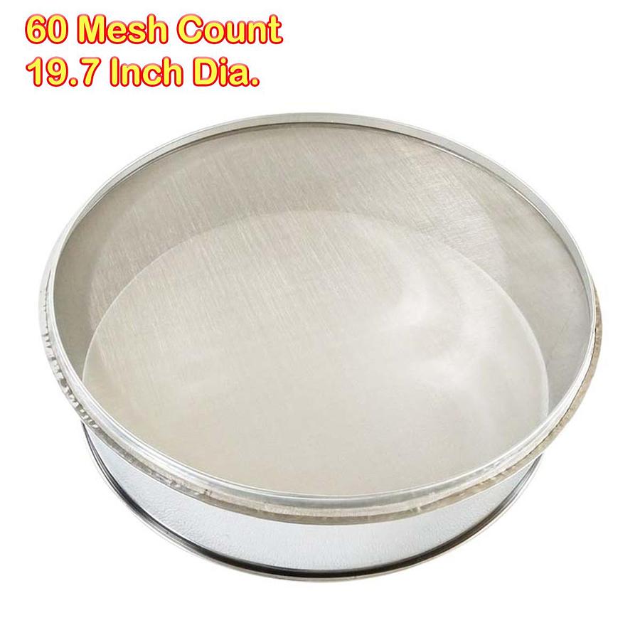 Used Stainless Steel 38-1/2” Mesh for Vibratory Screener, 80 microns