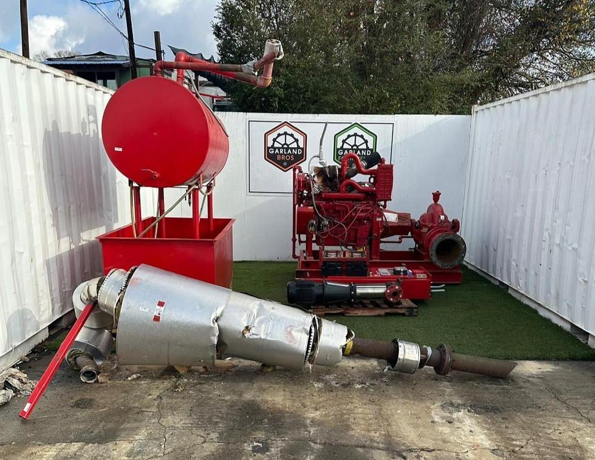 Used Clarke JW6HU40 Fire Pump System