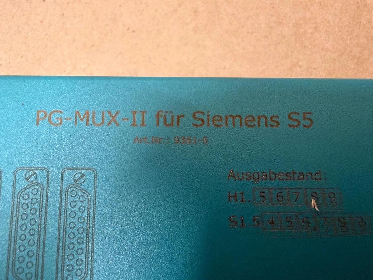 Used PG-MUX-II for Siemens S5 PLC Module