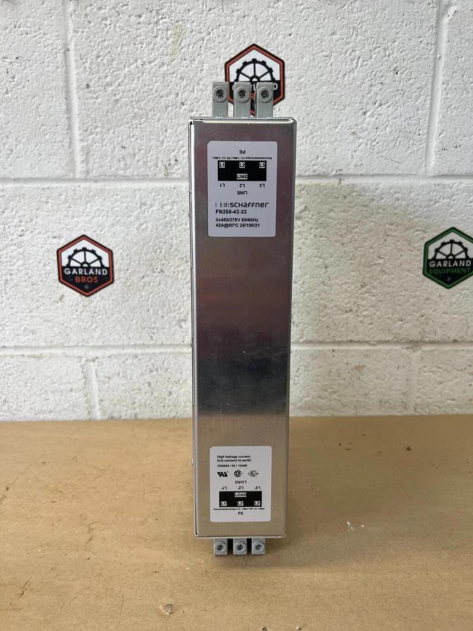 Used Schaffner FN258-42-33 Power Supply Module 3x480/275V