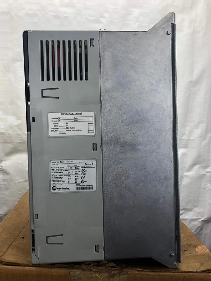 Allen Bradley 20BD027A3AYNAND0 Series B AC Drive, PowerFlex 700