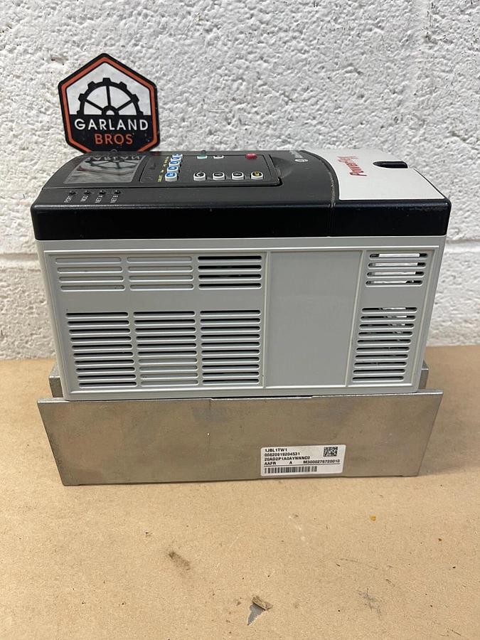 Used Allen Bradley 20 A 2P1A0 AYNNNC0 Power Flex 70, 1 HP, 480V, w/o Wire Holder