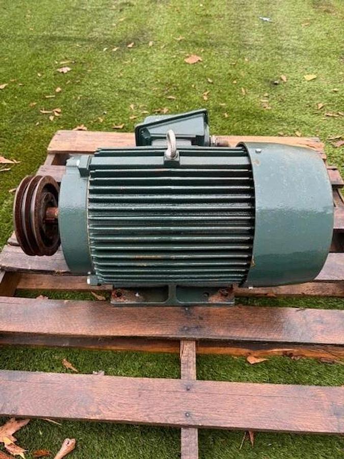 Used Toshiba 0204XSSB41A-P, 20HP, 1770 RPM, 60 HZ, 256T, NEMA B Motor