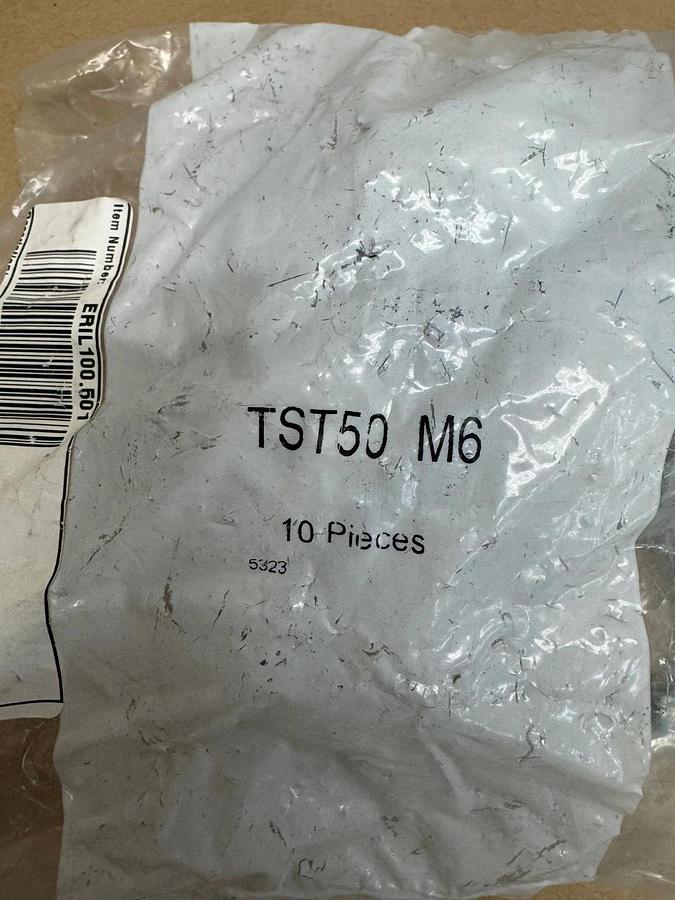Used ERIL 100.501 TST50 M6 Bracket Sets (10 pieces) *FACTORY SEALED*
