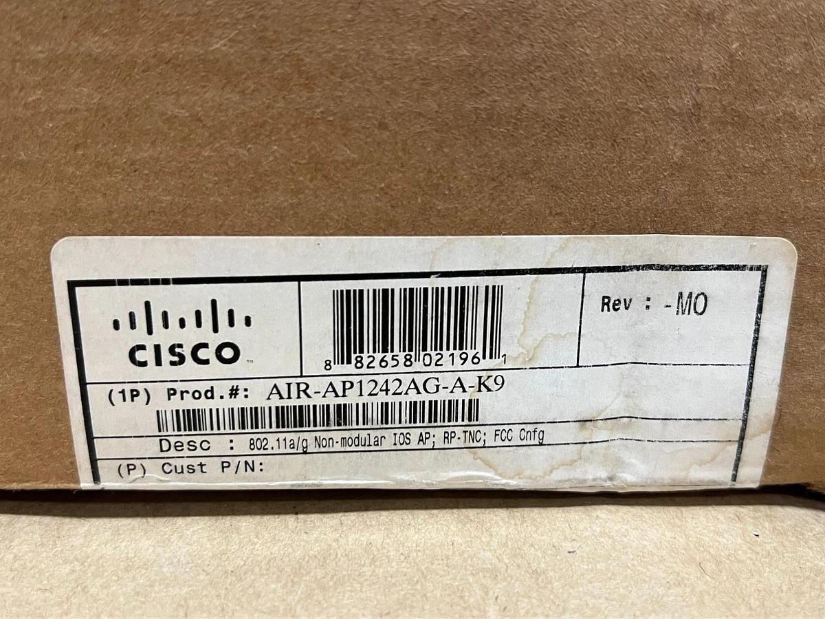 Used Cisco AIR-AP1242AG-A-K9 Aironet Wireless Access Point