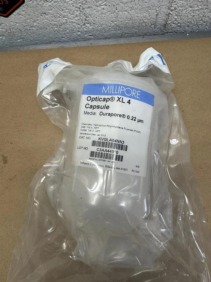 Millipore KVGLA04NN3 Opticap XL 4 Capsule, 0.22um *NEW*